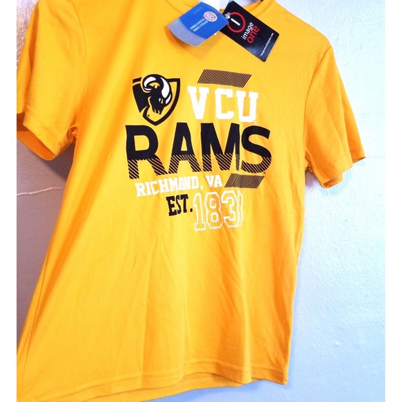 VCU Rams Shirt Unisex Kids T-Shirt Size Med Short Sleeve Polyester Logo - Picture 2 of 9
